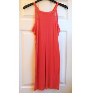 Derek Heart Coral Bodycon Mini Dress